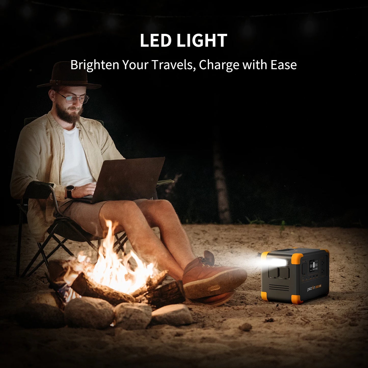 600W Pecron E500LFP Portable Power Station 576Wh LiFePO4 Battery Fast Charging Solar Generator for Home Backup & Camping