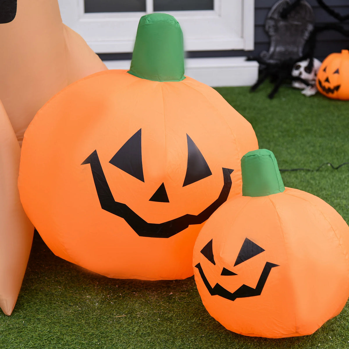 7.5ft Cute Decorative Outdoor Halloween Inflatable Horror Haunted House Tree-Shaped Ornament