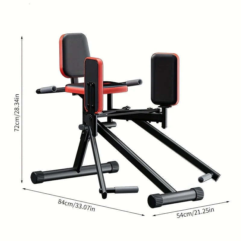 Home Gym Glute Abduction Machine - A Leg and Thigh Exercise equipment for Shaping the Outer Thighs. Adjustable Resistance, Suitable for Female Glute Exercises. Leg Abduction Machine, Glute Exercise Device. Comes with 2 Resist
