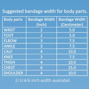 Elastic Bandage Wrap, 4"x 15 Feet, 4 Pack Cotton Compression Bandages with Self-Closure on Both Ends, Support First Aid