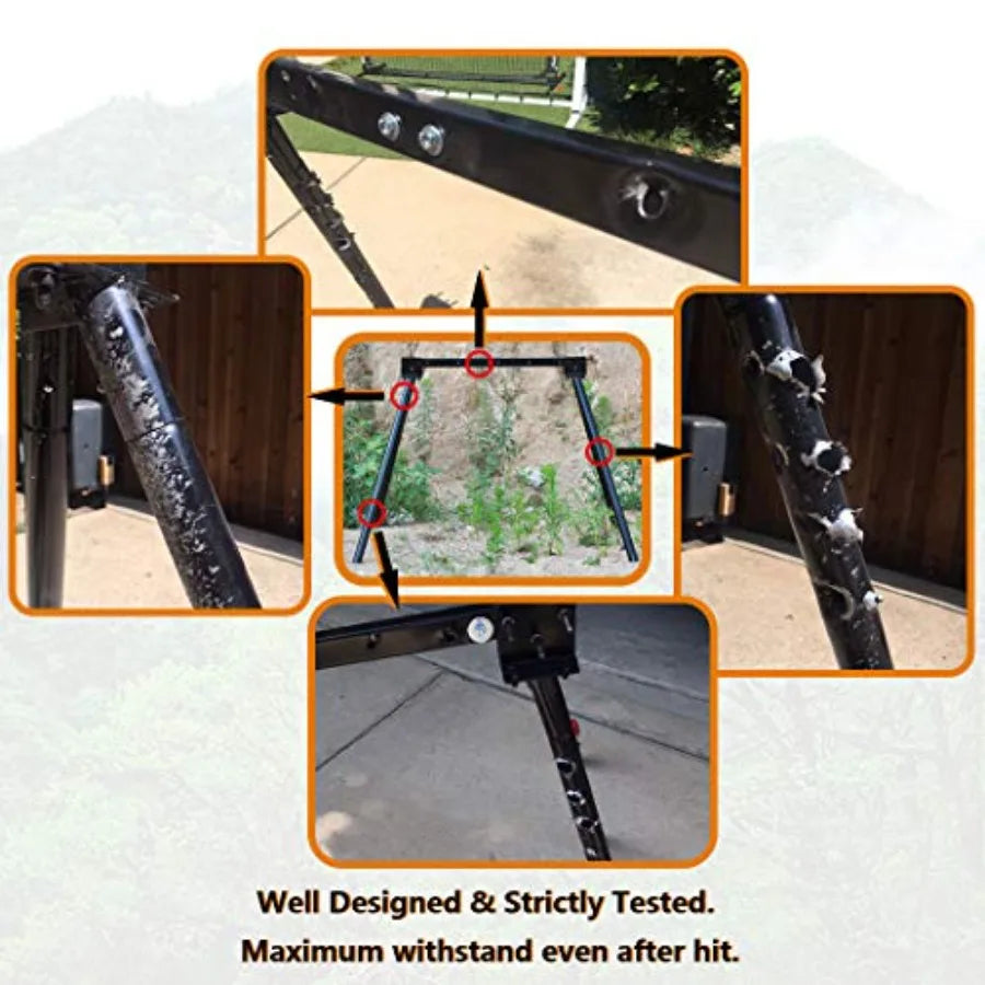 Durable Steel Target Stand Designed for AR500 Shooting Targets with HeavyDuty Construction and Stable Base for Outdoor Range Us