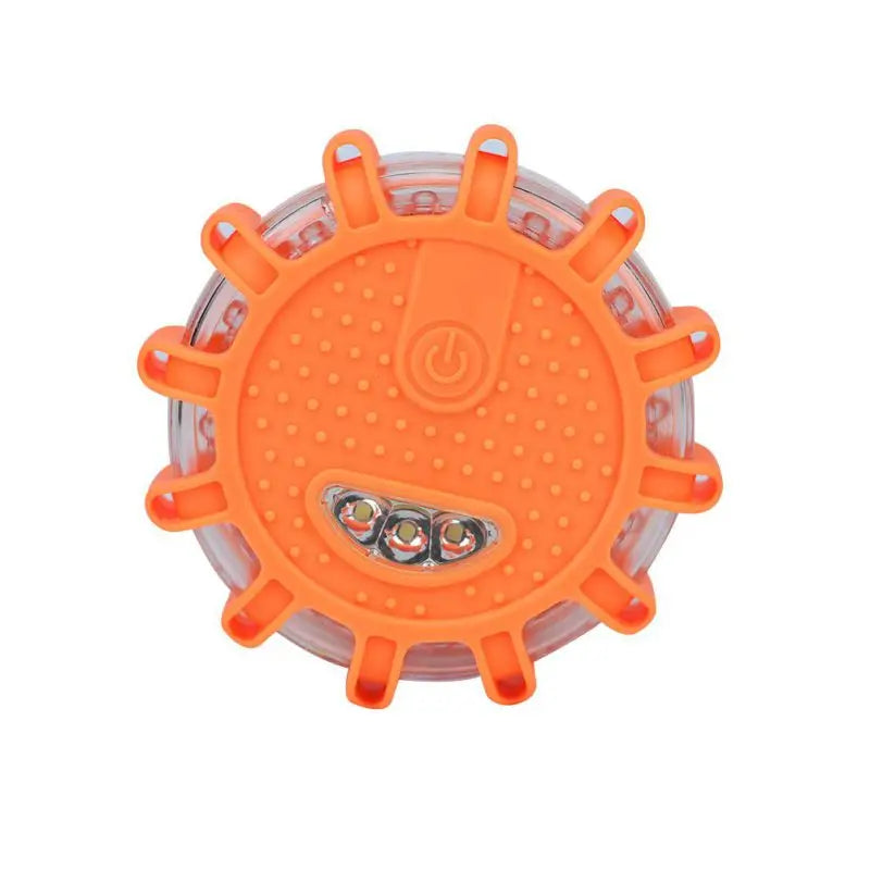 9 Modes 12Led Flares Emergency Lights Road Safety Beacon Disc Flashing Warning Light With Magnetic Roadside Warning Flasher