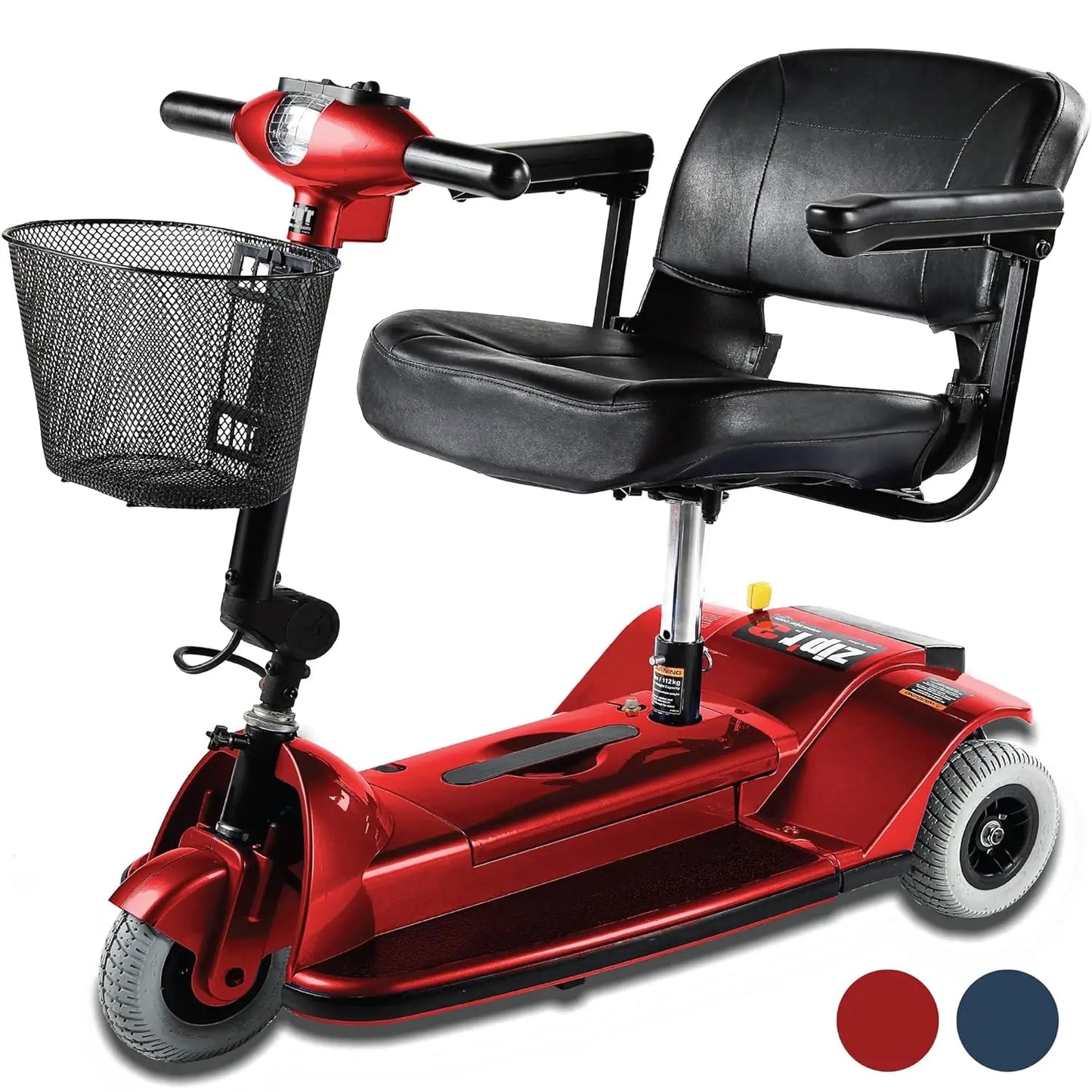 Zipr 3 Wheel Mobility Scooter - Electric Powered Mobile Wheelchair Medical Aid - Folding Portable Compact for, Customized