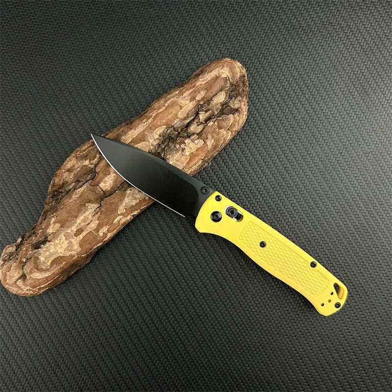 Multi Colors BM 535/533 Outdoor Camping Folding Pocket Knife Drop Point Blade Nylon Fiber Handle High Hardness Utility Knives