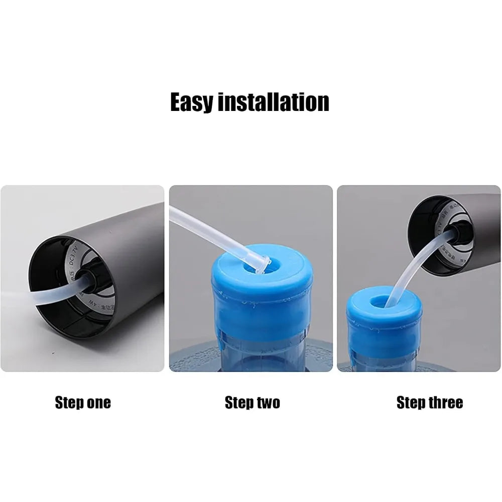 Portable Water Cooler Dispenser for 2.5, 3 and 5 Gallon Bottles, USB Charging Pump
