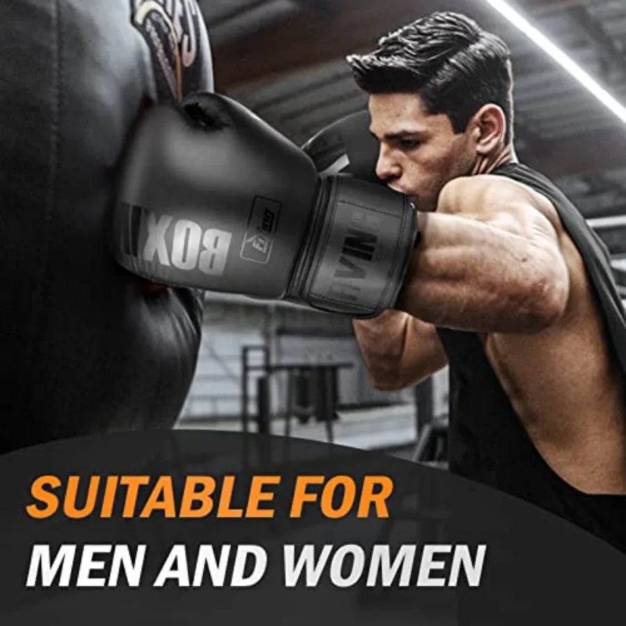 Boxing Gloves for Men and Women Suitable for Boxing Kickboxing Mixed Martial Arts Muay Thai MMA Heavy Bag Training