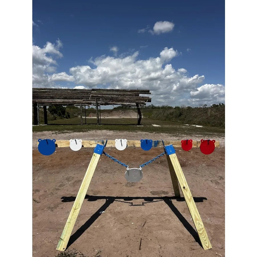 Target Supply Commercial Grade Never Tip Steel Shooting Target Stand for Hanging AR500 Steel Silhouette or Round Paper Tar
