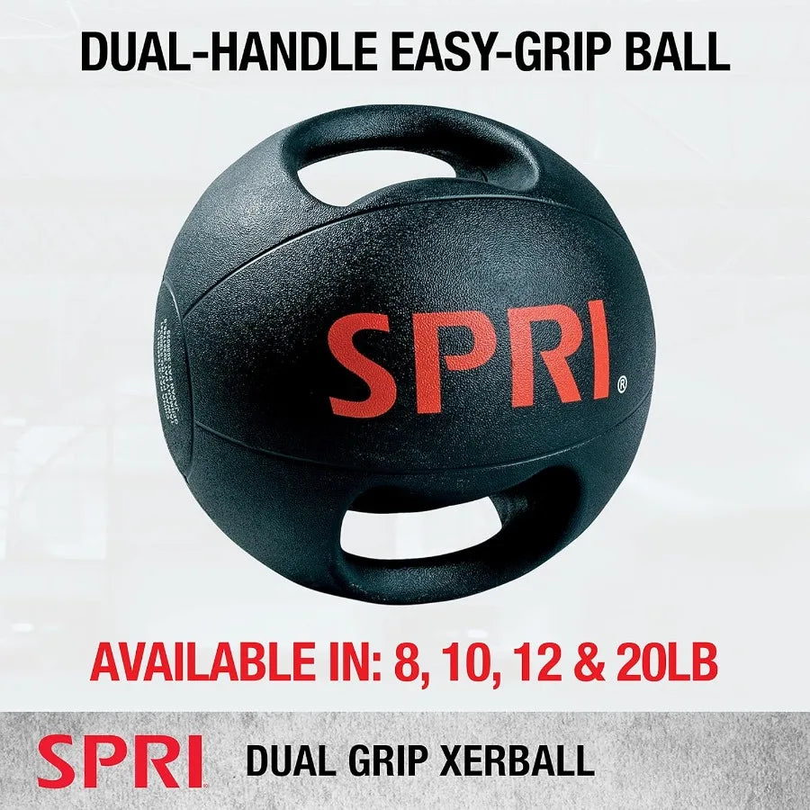 Medicine Ball with Handles, 12lb