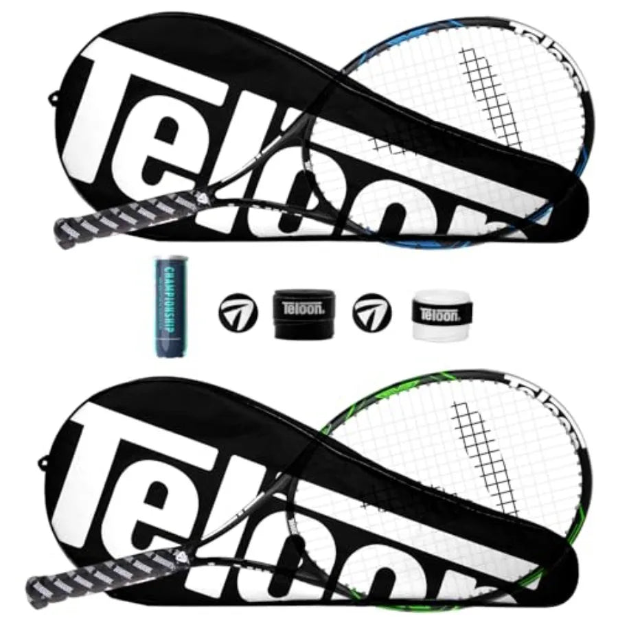 Tennis Rackets for Adults 2 pcs Recreational -27 inch Tennis Racquet for Men and Women College Students Beginner Tennis Racket.
