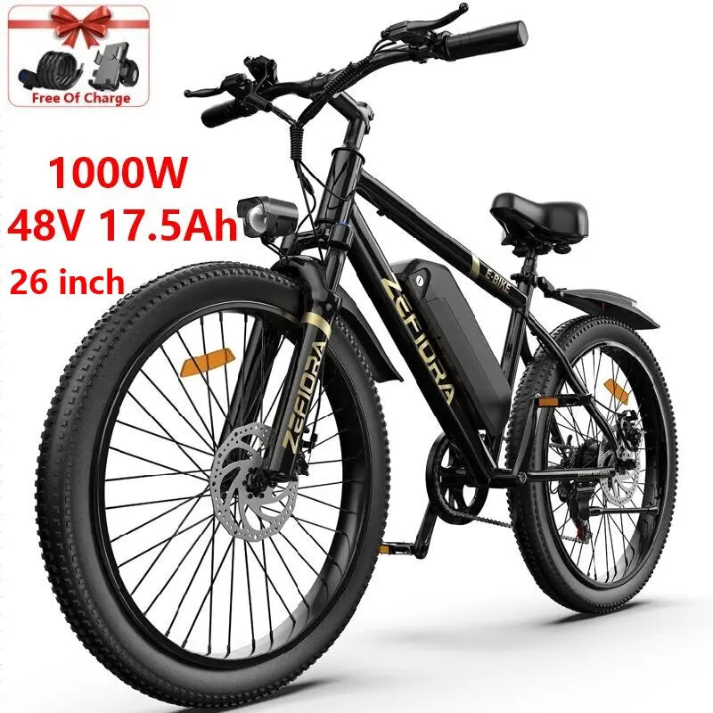 Thick Tire Electric Bike 20 26 Inch 1000w 2000w 30-50mph 30-60mile 48v Aluminum Alloy Factory Original,for Electric Bicycle