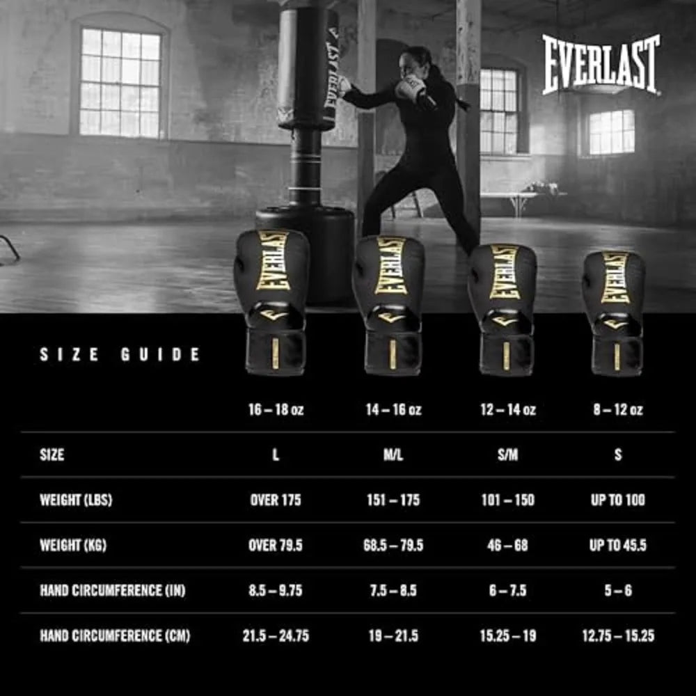 Pro Boxing Gloves for Training, Heavy Bag Work, Sparring - Triple Layer Foam, Full Wrist Wrap, Ventilated Palm, Men Women