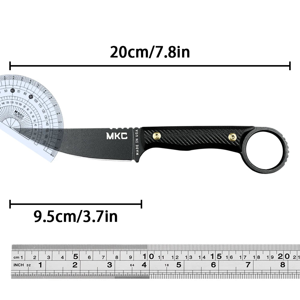 MKC WARGOAT Fixed Blade Knife Magnacut Stainless Steel blade G-10 Handle tactical knife Outdoor Hunting self defense EDC Knife