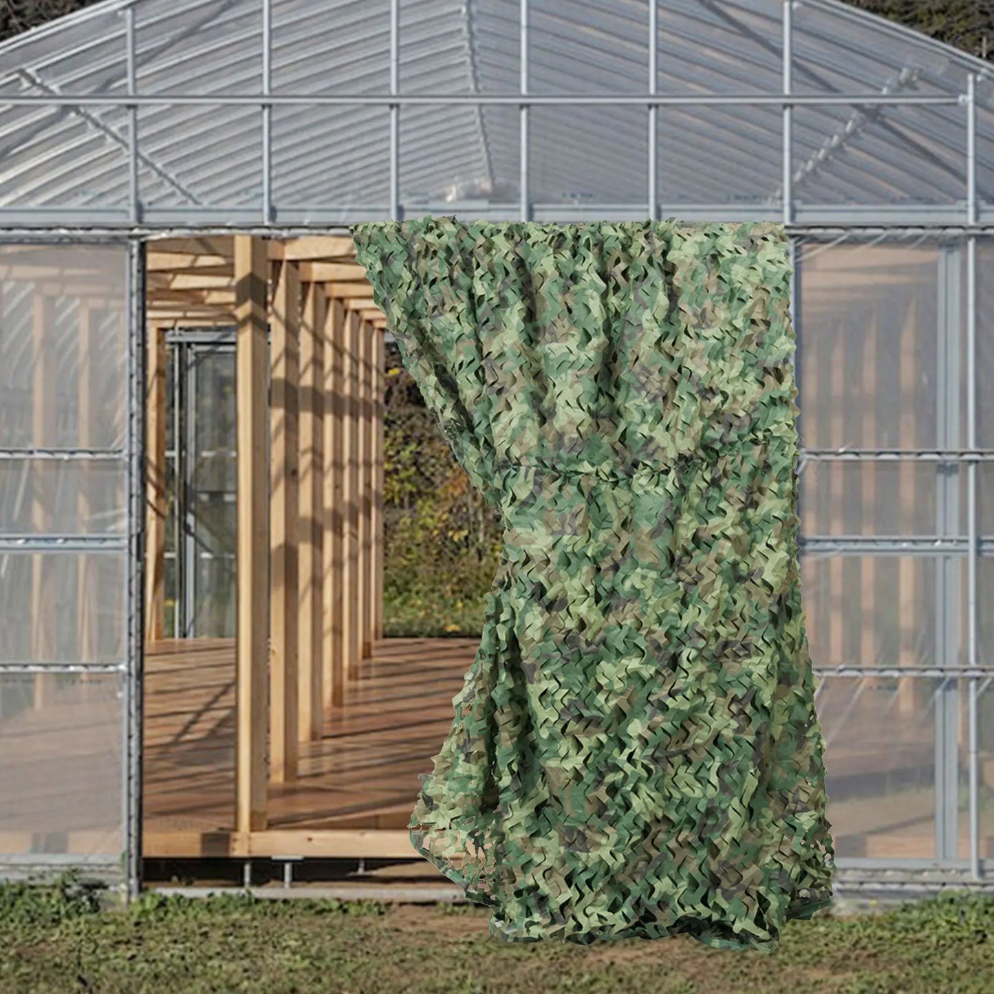 8x8m Camouflage Netting,Outdoor Camping Sunshade, Mesh Camo Net for Camping,Hunting,Military Activities,CS Games