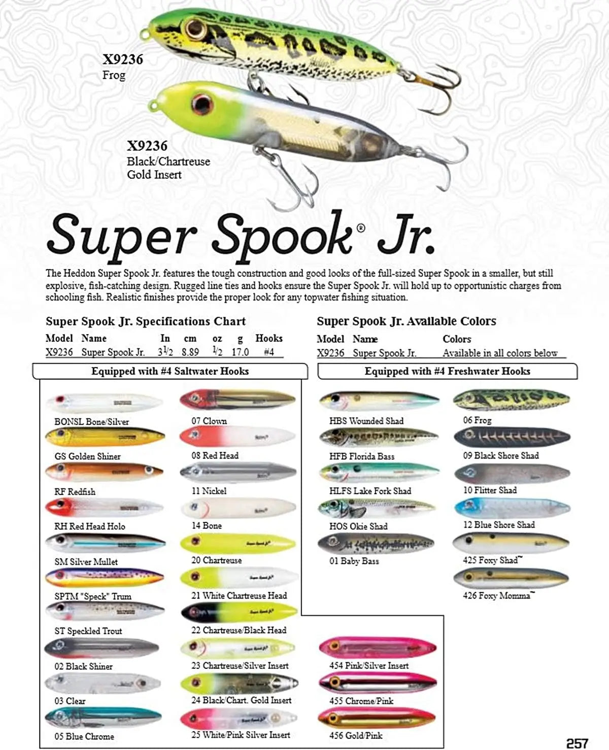 Topwater Fishing Lure for Saltwater and Freshwater, Bone Color, 1/2 oz - Ideal for Bass and Trout