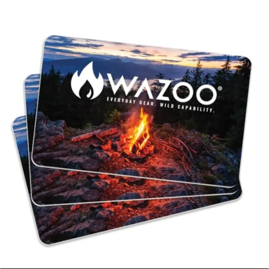 FireCard - Lightweight and Portable Fire Starter Tinder, Waterproof and Durable Survival Tool for Emergency Preparedness, Every