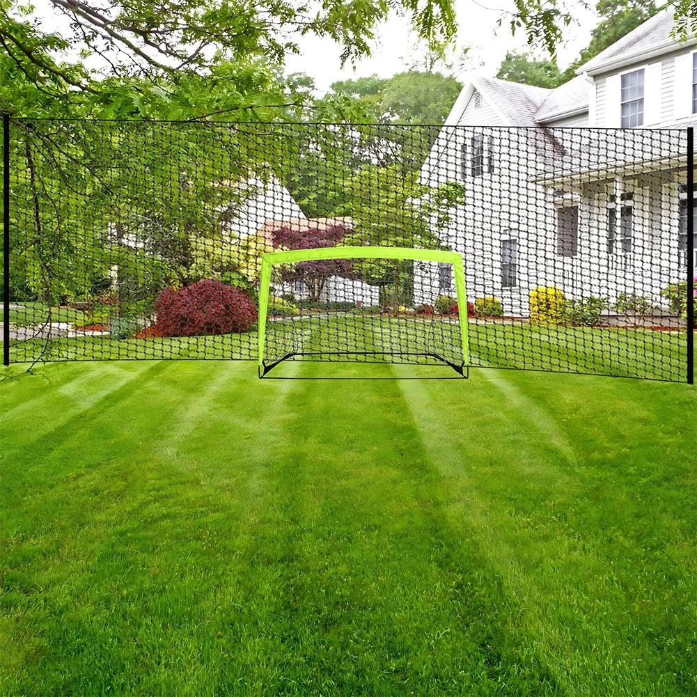 Soccer Backstop Net Soccer Practice Sports Netting Sports Netting Barrier for Backyard Soccer Training