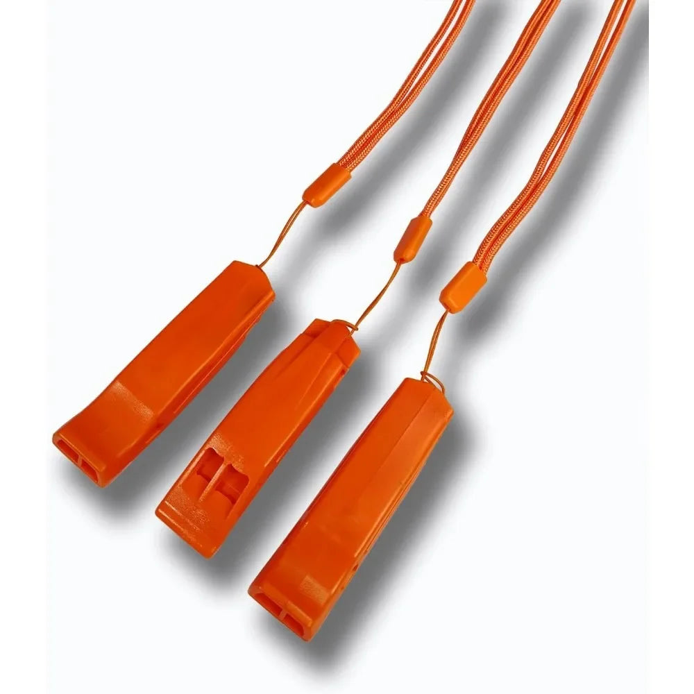 Emergency Whistle with Lanyard for Safety Boating Camping Hiking Hunting Survival Rescue Signaling