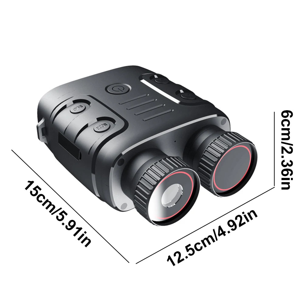 HD 1080P Night Vision Goggles 2.4-Inch Screen Infrared Digital Binoculars 5X Digital Zoom 300M Full Dark Viewing 7-Level I