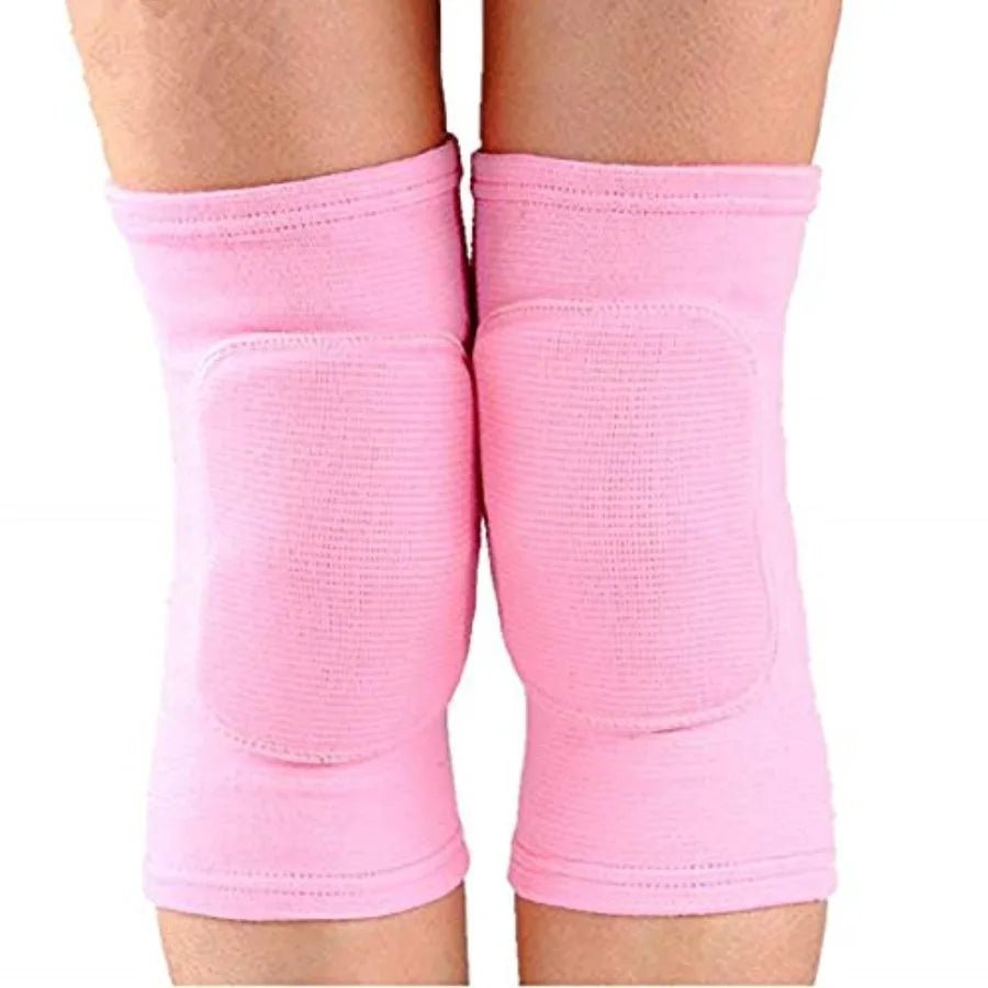 Knee Pad, Anti-Slip Padded Sponge Knee Brace Breathable Flexible Elastic Knee Support for Football Volleyball Dance Skating Bas