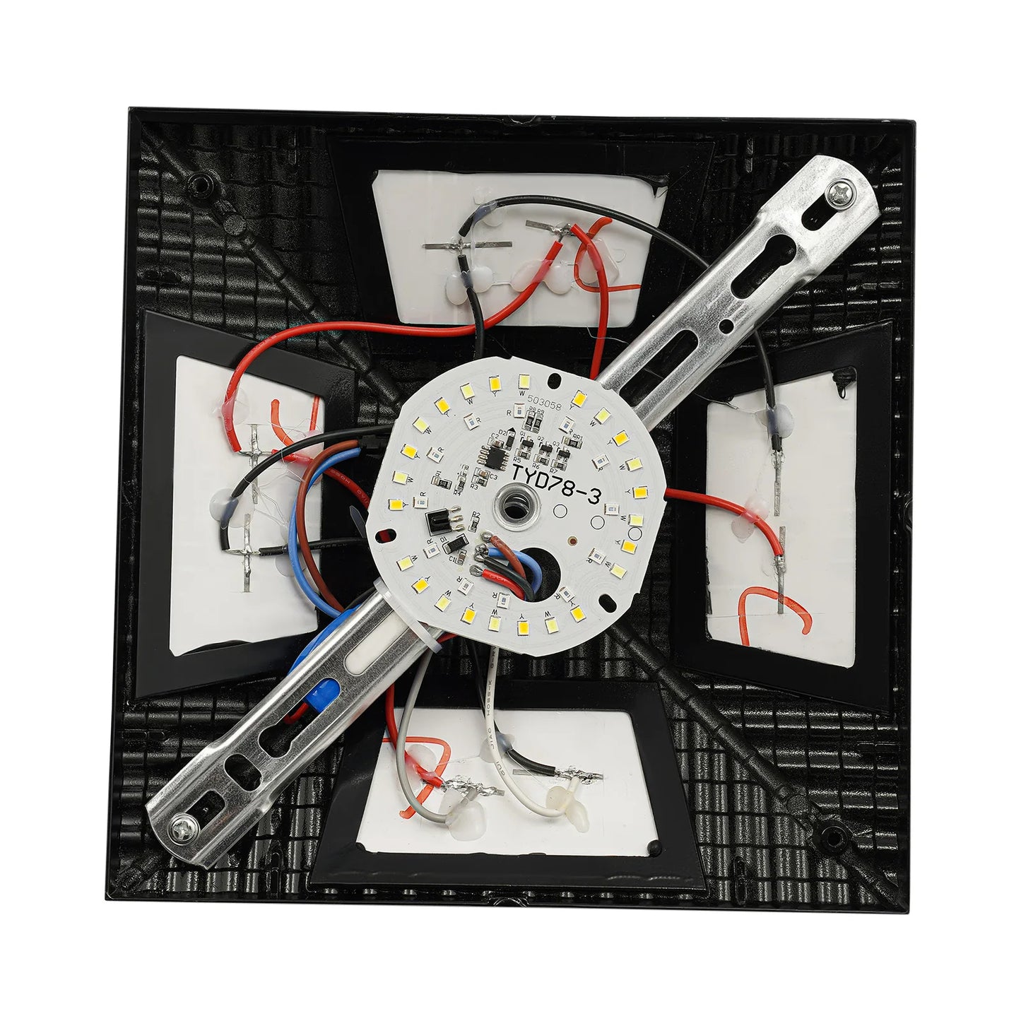 85-265V Outdoor Solar Post Light, Solar Powered Electric Supply Pillar Light, Remote Control Garden Light IP44 Water-repellent