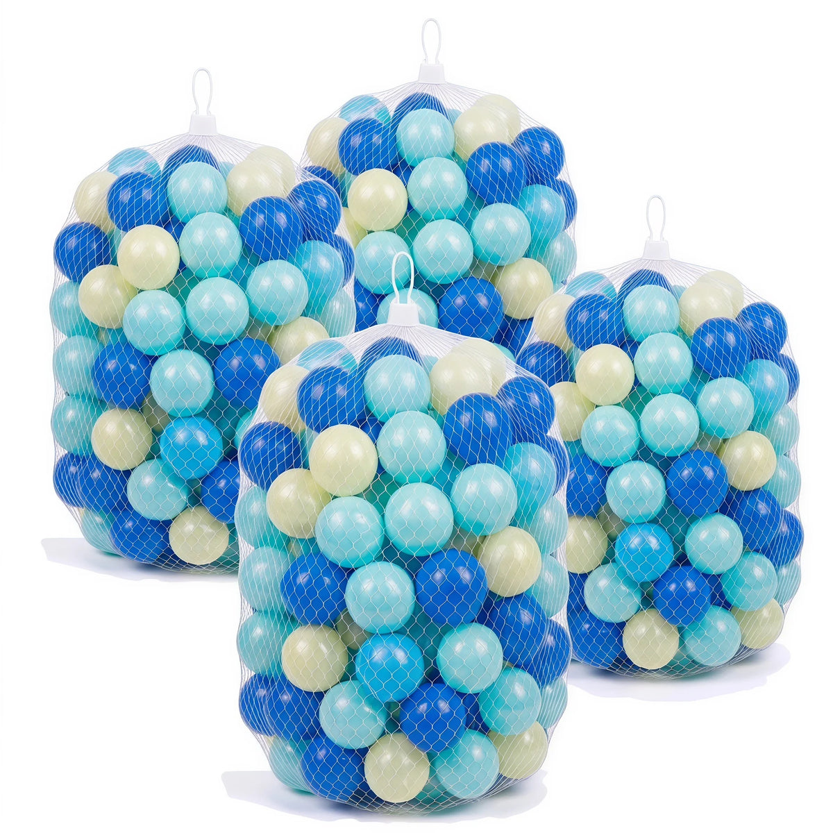 Dark Blue PE Ball Pit Balls 500/1000/2000 PCS 2.2 Inch Safe Anti‑Choking Play Balls for Kids Bounce House Inflatable Water Pool Play Tent Ball Pit