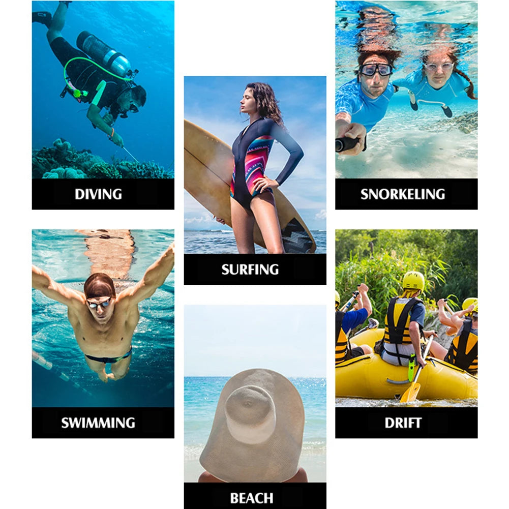 Neoprene Diving Protection Clothes Hooded Unisex Snorkeling Surfing Swimsuit Cold Proof Warm Anti-scratch Water Sports Equipment