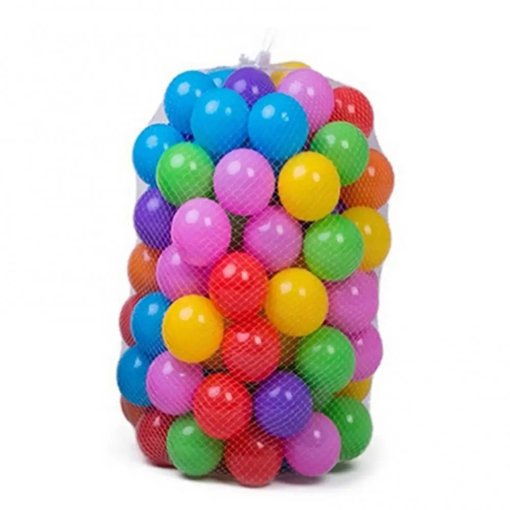 100Pcs Colorful Soft Water Pool Ocean Wave Ball Outdoor Fun Sports Baby Toy Children's Ocean Ball Color Wave Ball bubble ball