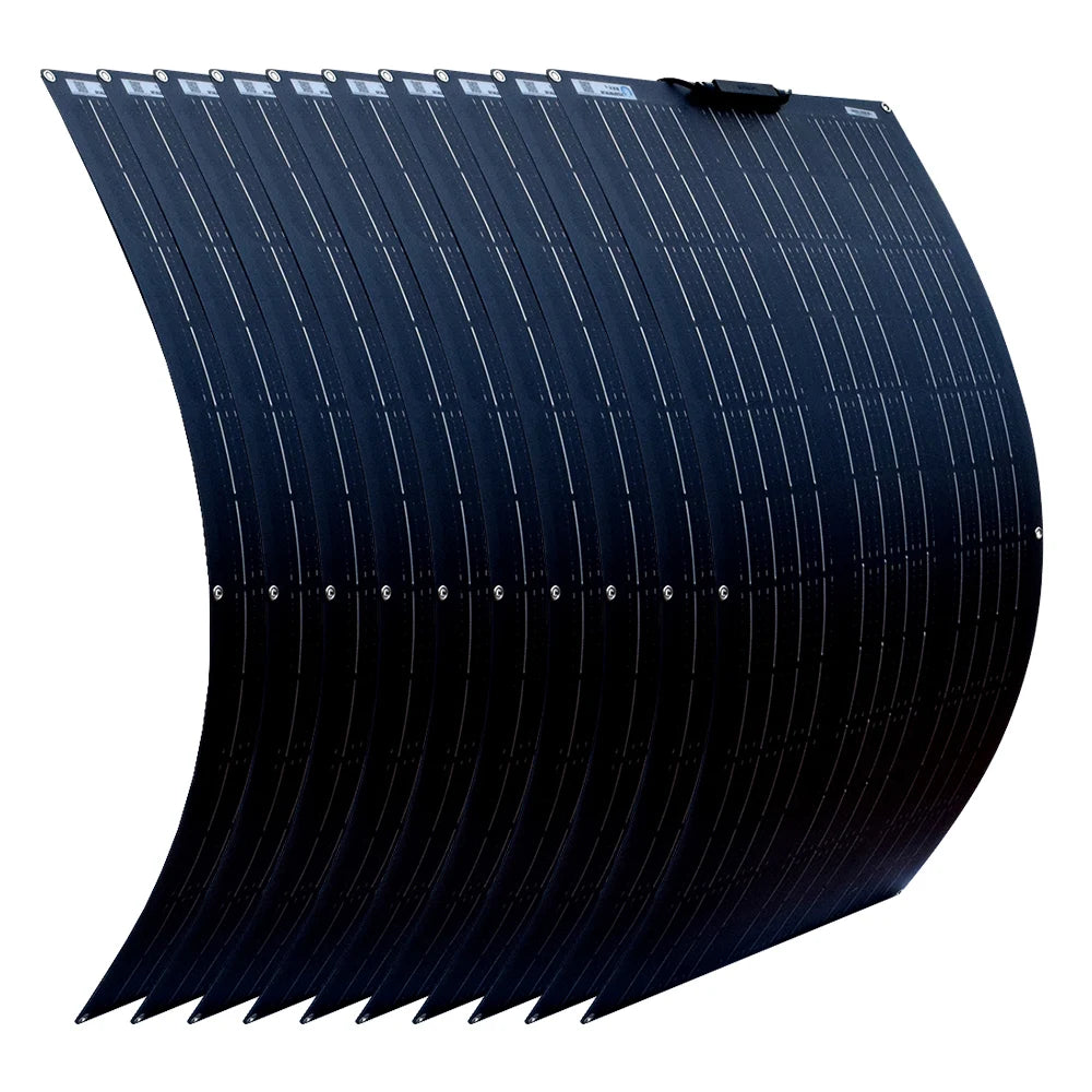 1000w Flexible solar panel 12v 24v panel solar 200W 100w 500W monocrystalline battery charger for rv electric car camping yacht