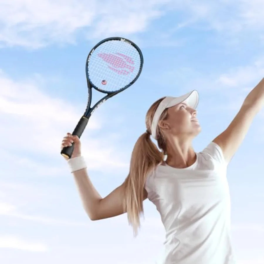 Adult 2 Player Tennis Racket Perfect for Beginner and Professional Players 27" Speed Tennis Racquet Include Overgrips Tennis Ba