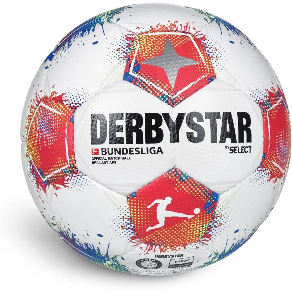 Derbystar Bundesliga Brillant APS v25 Football Size 5 High Quality Match Ball