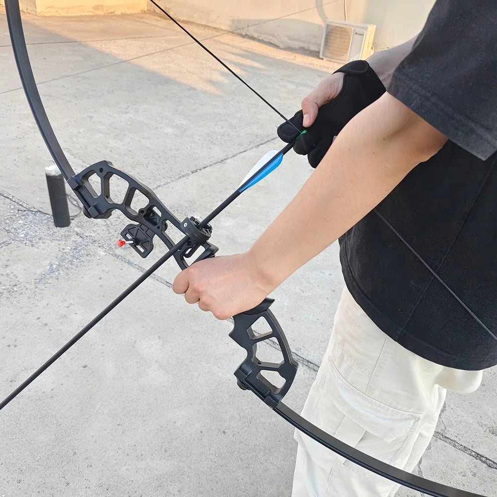 Archery Straight Pull Bow Set 40/50Lbs Takedown Recurve Bow Right Hand for Outdoor Shooting Hunting Target Practice Sports Accessories