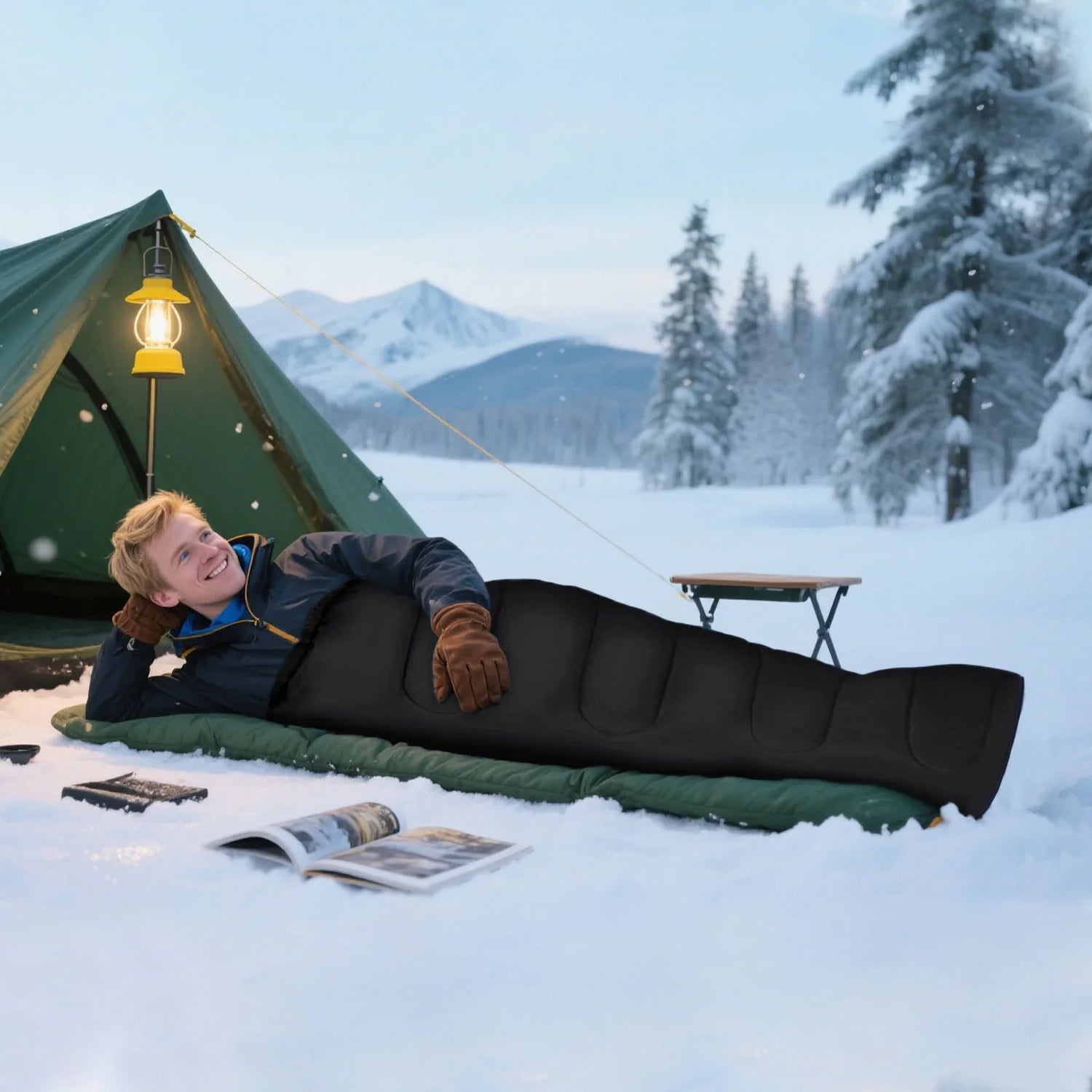 Winter Camping and Hiking
