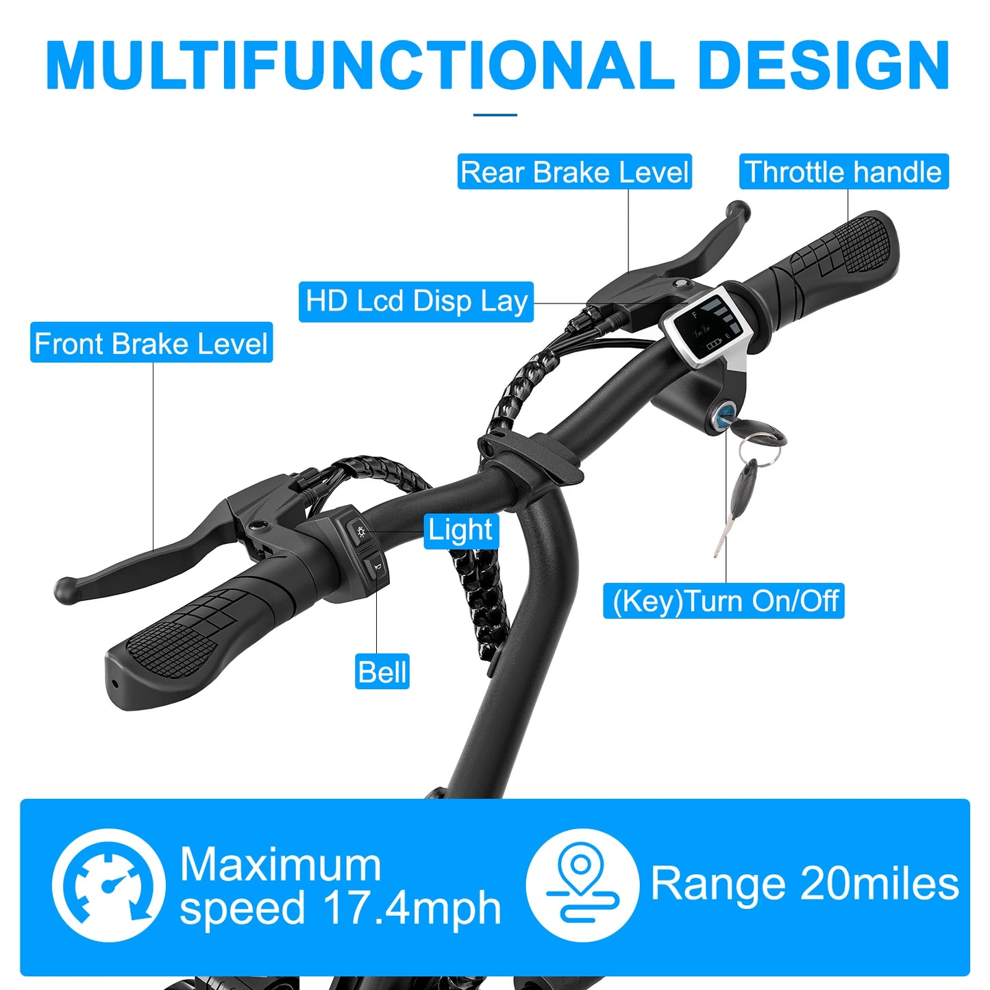 Electric Scooter with Seat for Adult,36V Electric Scooter with 500W Motor,20 Mile Range,17.4mph,e Scooters with Adjustable Seat