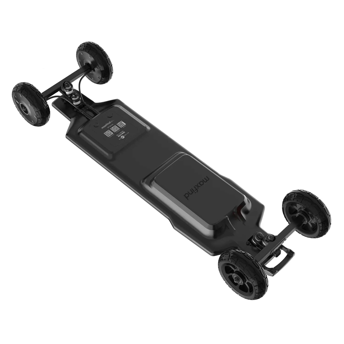Maxfind FF AT High-Speed 165MM Wheels Off-Road Electric Longboard Skateboard 3000W Power with Fast Swappable Battery Design