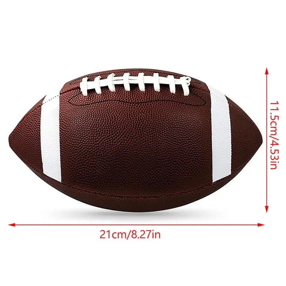 Eco-friendly PVC Inflatable Rugby Ball Children's Toys Leather Ball Indoor And Outdoor Sports Goods