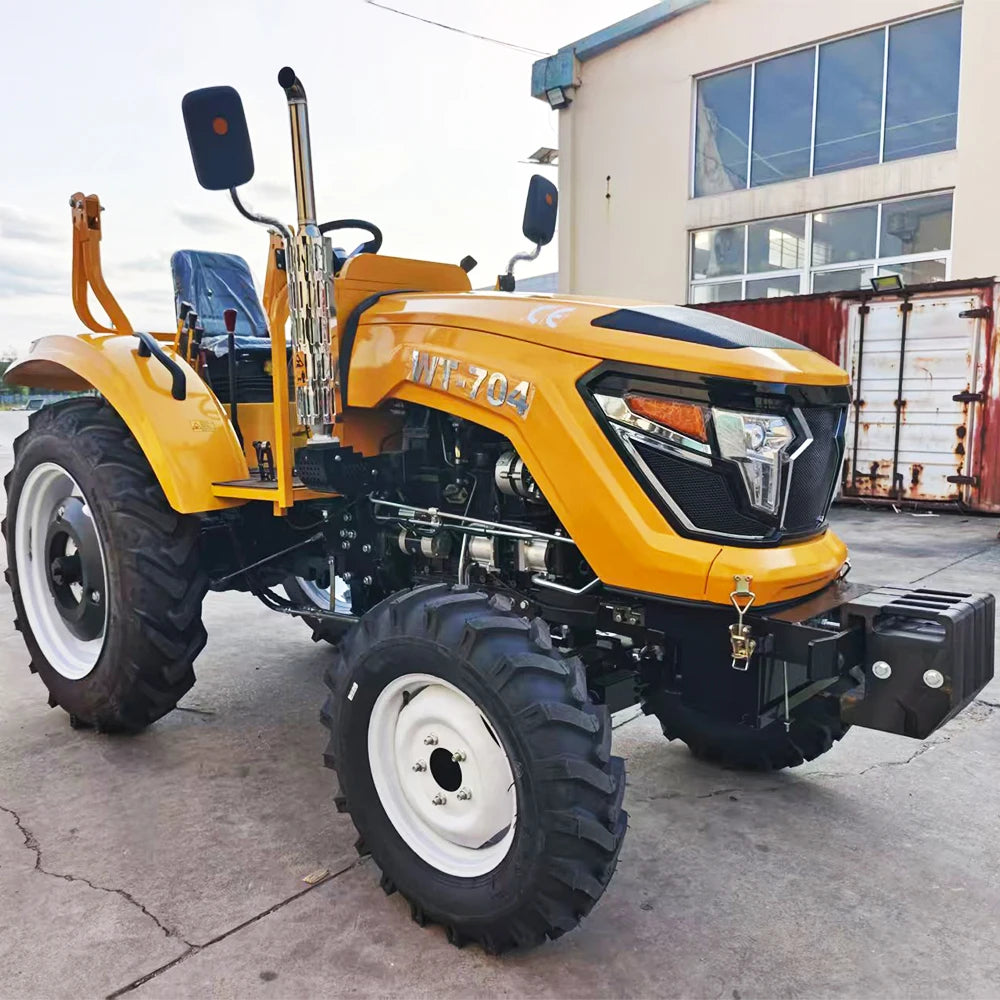 70HP 4WD Agricultural Tractor EPA Tier4 Final Farm Wheel Tractor with PTO & 3-Point Hitch