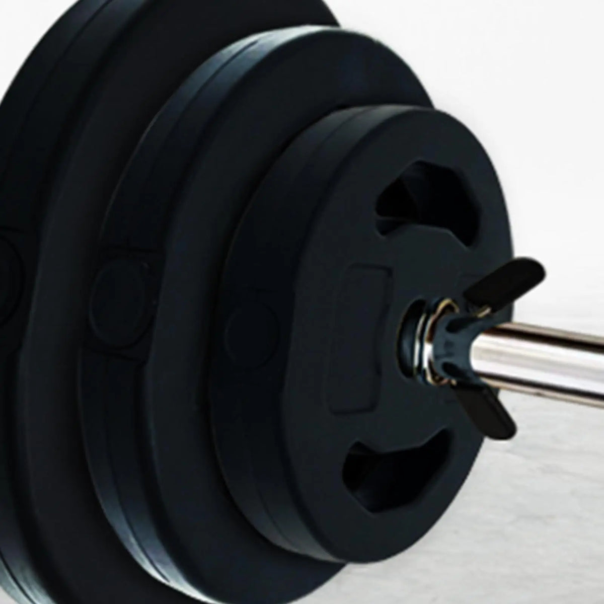 40Lbs Adjustable Barbell Weight Set, PU Coated Free Weights with 2 Bars & Clamp Collars, Cardio Pump Weights for Home Gym Workout, Strength Training Conversion Dumbbells for Women & Men