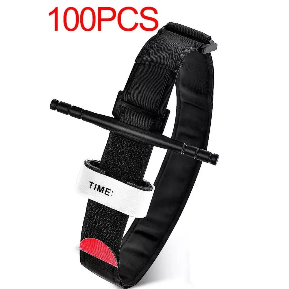 1-100PCS Tourniquet Combat Medical Tourniquet Rapid Military Emergency One Hand First Aid Camping Equipment For Outdoor
