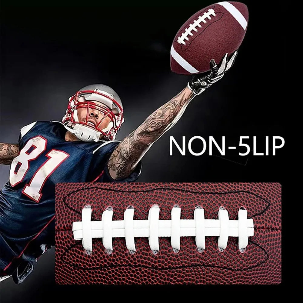 Eco-friendly PVC Inflatable Rugby Ball Children's Toys Leather Ball Indoor And Outdoor Sports Goods