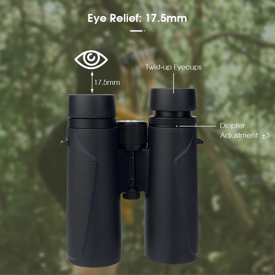 Svbony SV202 8X32/8x42/10x42/10X50 ED Binoculars IPX7 Magnesium Alloy Body long range Binoculars BAK4 for Bird Watching Camping