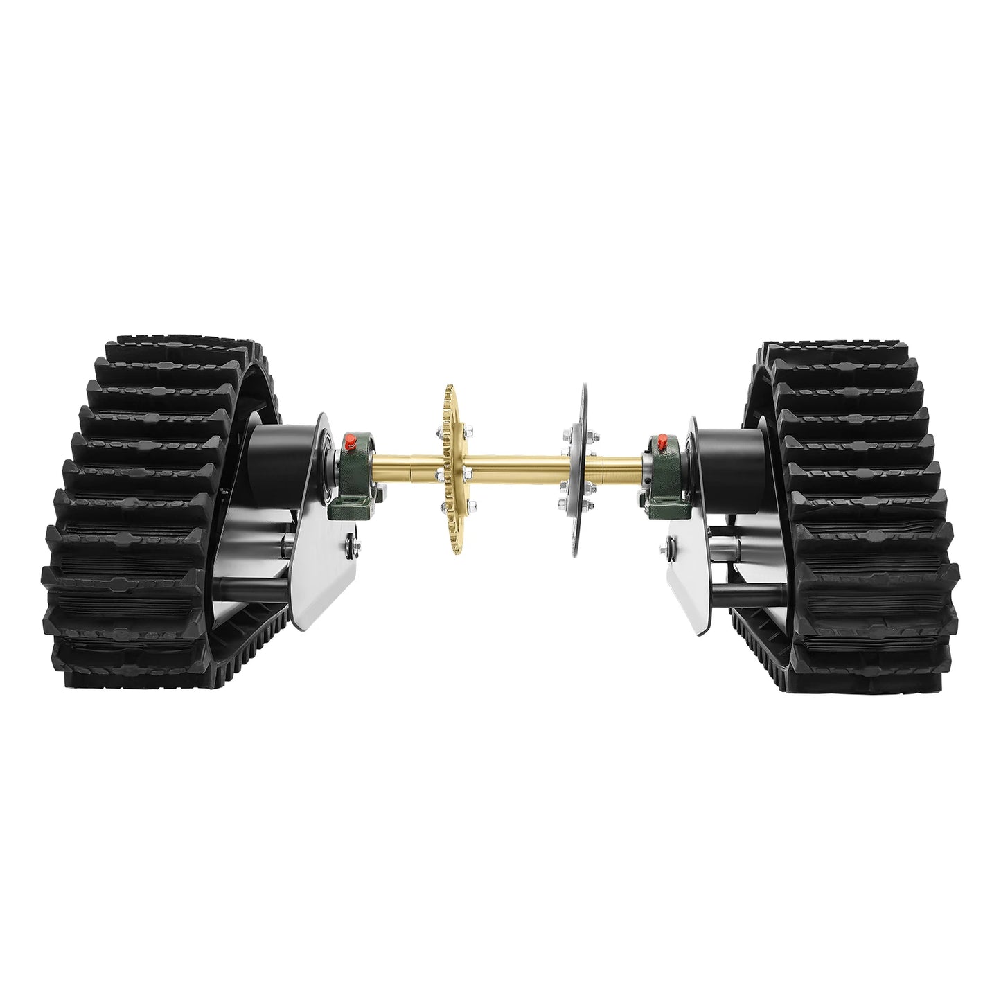 Pair Go Kart ATV UTV Buggy Quad Rear Wheel Snow Rubber Sand Tracks Snowmobile Rough Tire Surface  for Gasoline Motor, Snowmobile