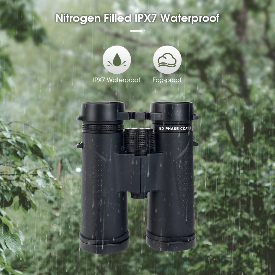 Svbony SV202 8X32/8x42/10x42/10X50 ED Binoculars IPX7 Magnesium Alloy Body long range Binoculars BAK4 for Bird Watching Camping