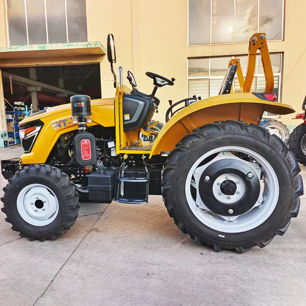 70HP 4WD Agricultural Tractor EPA Tier4 Final Farm Wheel Tractor with PTO & 3-Point Hitch