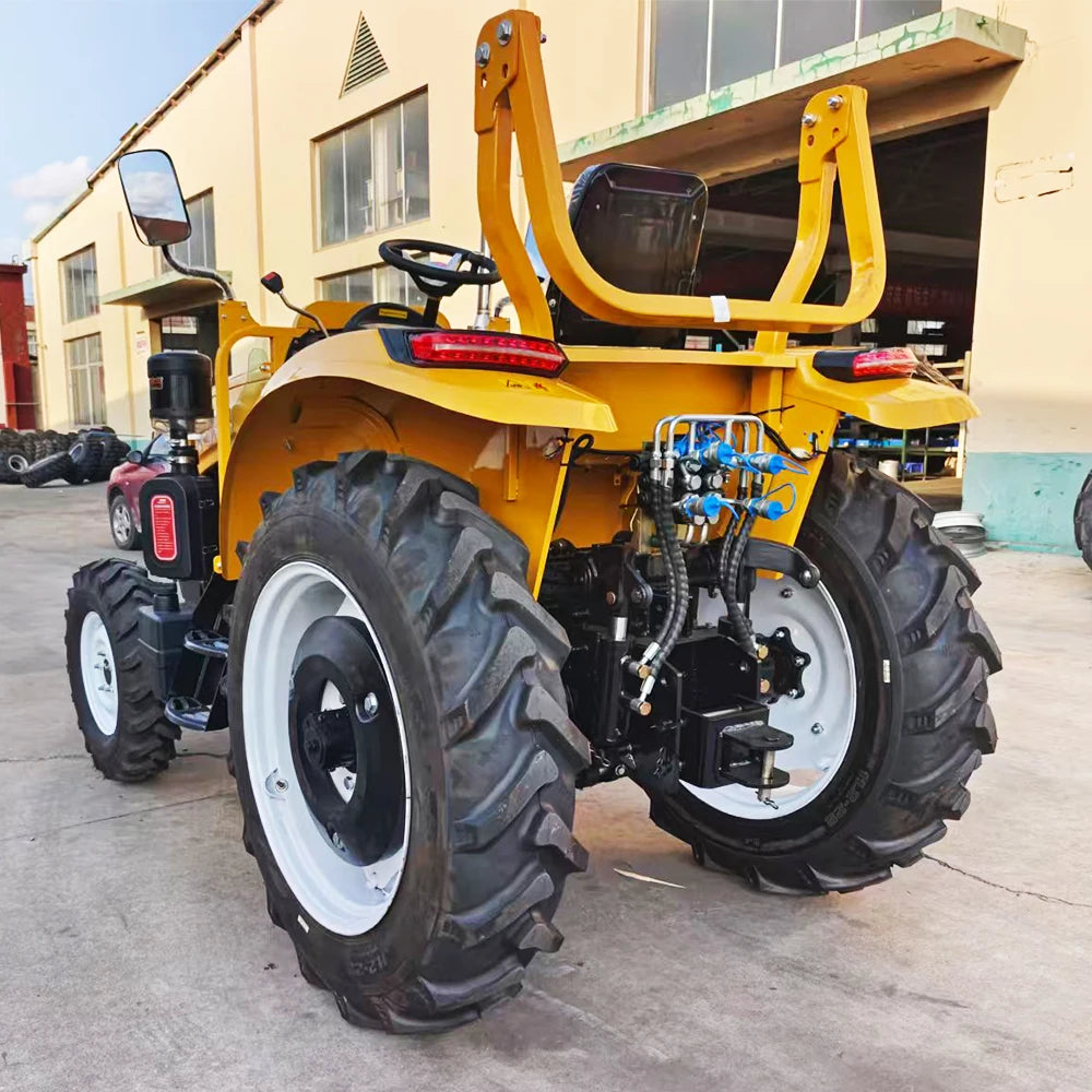 70HP 4WD Agricultural Tractor EPA Tier4 Final Farm Wheel Tractor with PTO & 3-Point Hitch