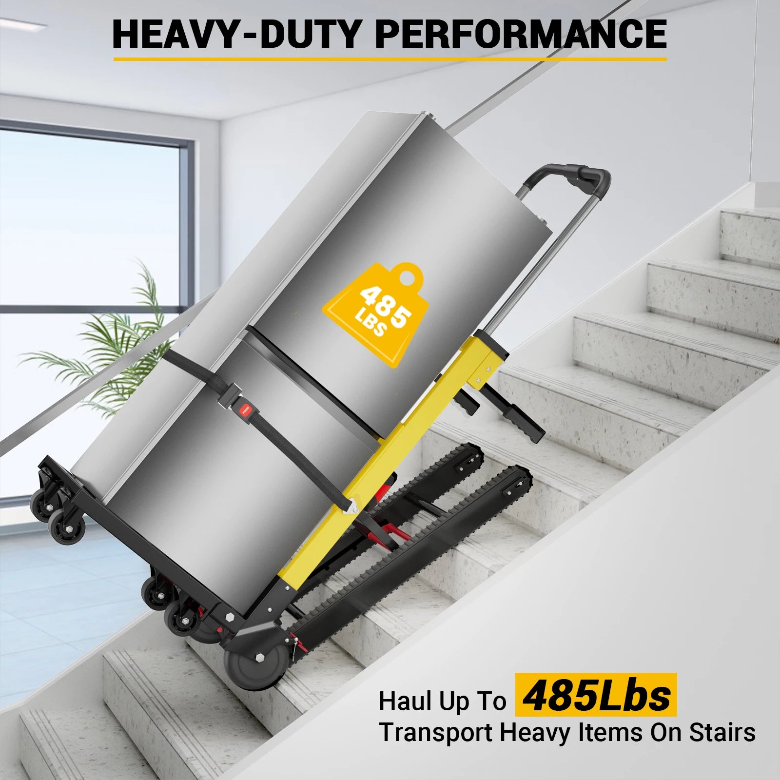 Electric Stair Climbing Dolly Electric Stair Climbing Hand Truck 485lb ...