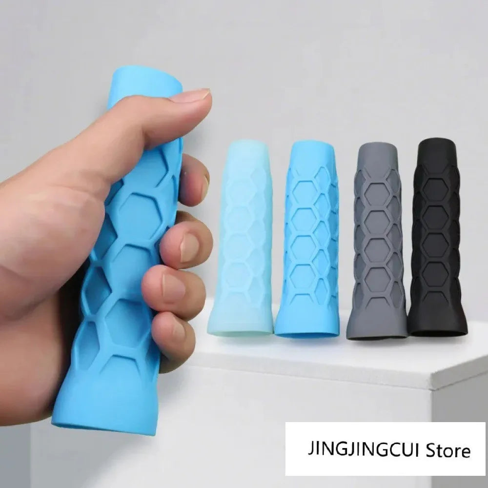 Reusable Silicone Racket Grip Sleeve For Tennis Rackets, Shock-absorbing Sleeve, And Anti-slip Silicone Grip.