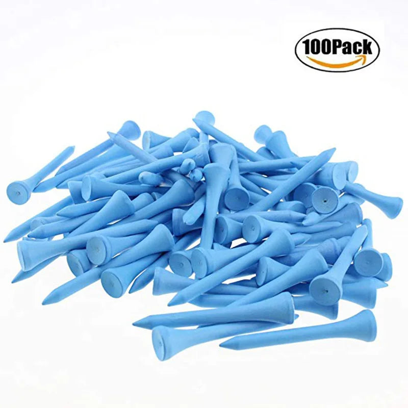 CRESTGOLF 2-1/8 Inches 54mm Wooden Golf Tees Golf Wood Tees 100pcs/Pack