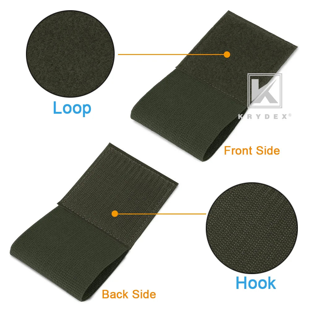KRYDEX Elastic Tourniquets Holder For Plate Carrier Chest Rig Competition Belt Spiritus Style Hook & Loop Secure Pouch RG