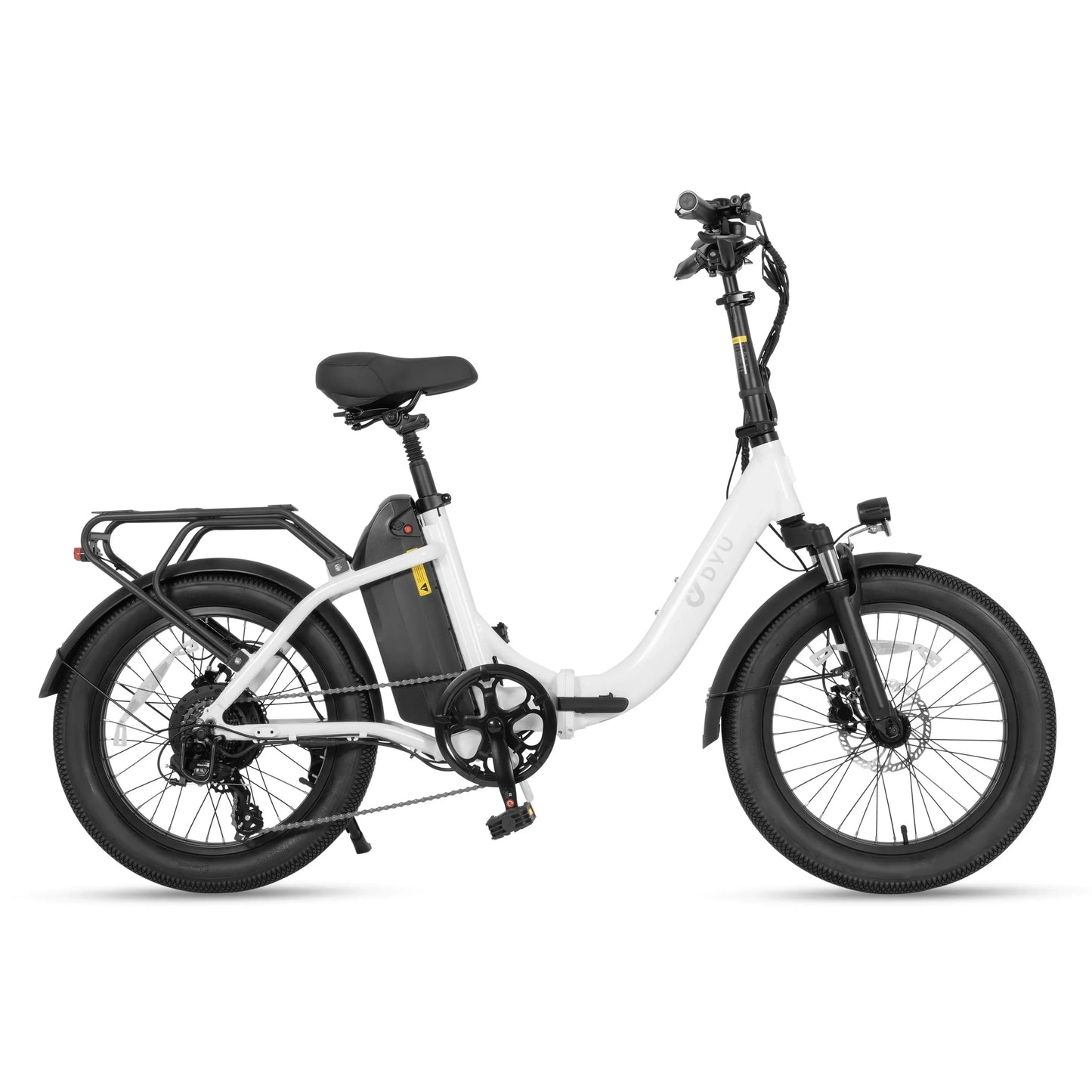 DYU C9 Adult Electric Bicycle, 20 Fat Tire Electric Bike electric bike  48V 15.6AH E-bike, 250W motor city ebike