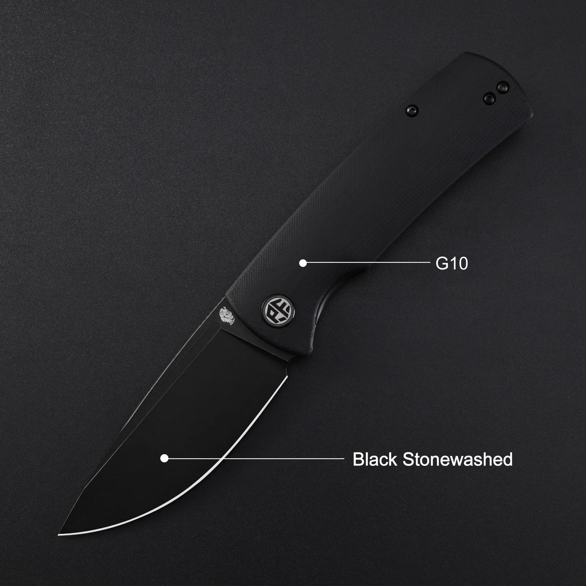 Petrified Fish Beluga PFP01 Quality Folding Knife Jackknife K110 Knife for Hunting Outdoor Camping Fish Pocketknife EDC Tool